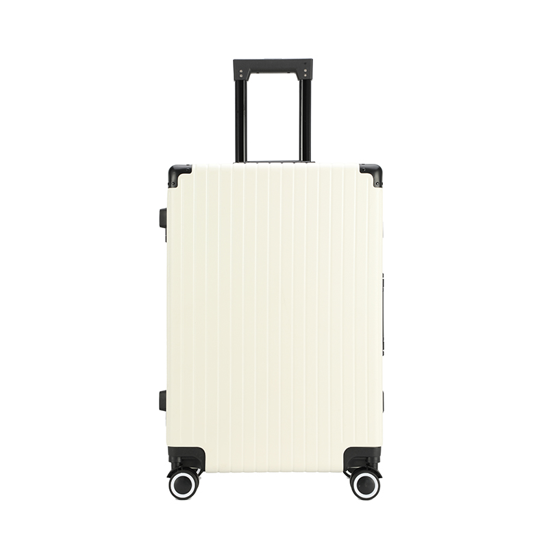 恒源祥（HYX）竖纹窄框拉杆箱HYX8046  单位：个 本白色 24寸